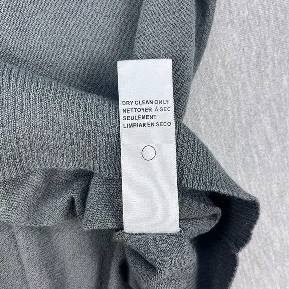 James Perse Cotton Nylon Crewneck Pullover Sweater Mens 2 (Medium) Gray MFCF3647